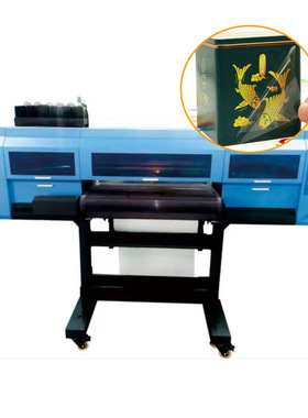 A1卷材水晶标UV打印机 Digital UV Sticker DTF Flatbed Printer