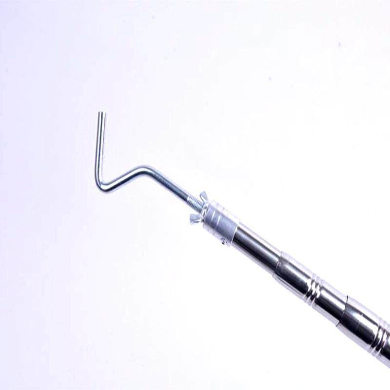 地网渔笼起笼钩鱼网杆加厚不锈钢多功能伸缩杆抄网杆虾笼提竿起鱼,基础建材,挂衣钩,淘宝优惠券,粉丝福利购,淘宝优惠卷