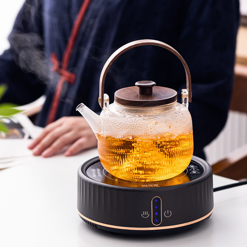 茶壶套装家用泡茶壶小型电陶炉煮茶器单壶泡茶玻璃茶具耐热煮茶壶