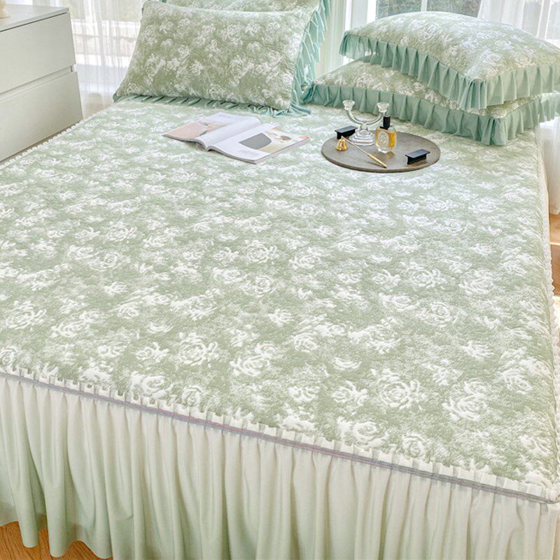 法式公主风床裙冰丝凉席三件套法式公主风床裙冰丝凉席三件套,床上用品,冰丝席,淘宝优惠券,粉丝福利购,淘宝优惠卷