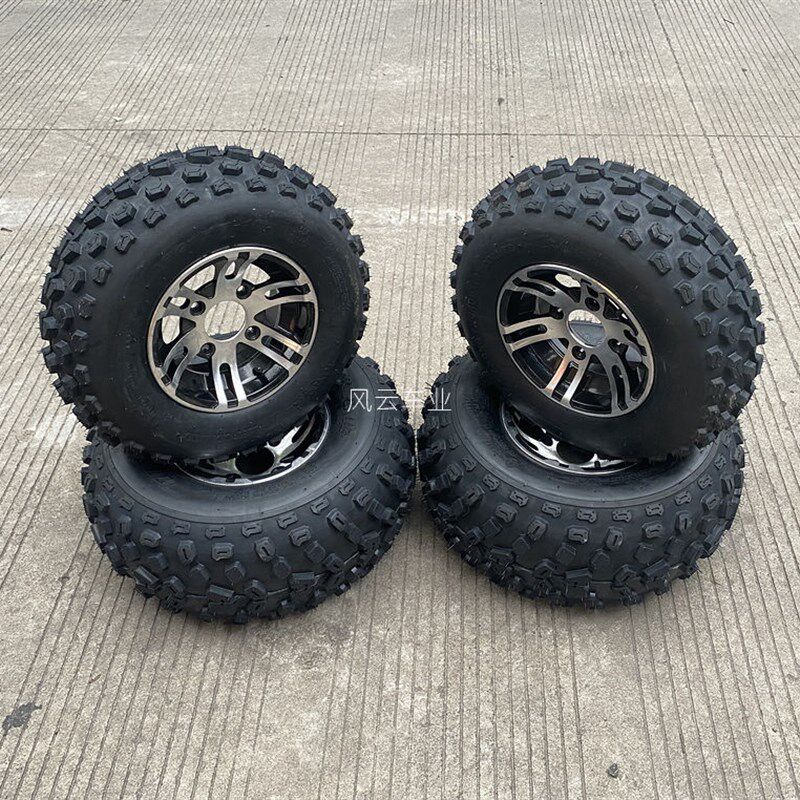 改装卡丁车配件 沙滩车21X7-10 22X11-10寸越野真空轮胎带铝轮毂