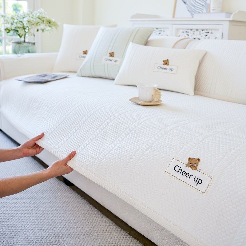 夏季冰丝沙发垫2025新款高级感凉感沙发凉席防滑沙发坐垫套罩盖布,居家布艺,沙发垫,淘宝优惠券,粉丝福利购,淘宝优惠卷