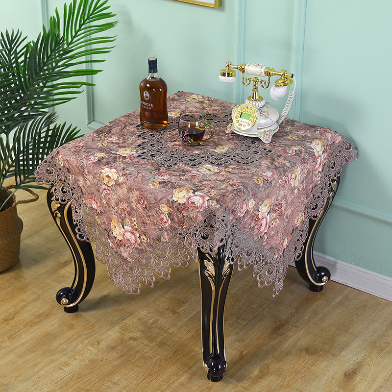 高档餐桌布茶几桌布欧式布艺床头柜罩盖布圆桌桌布圆形盖布盖巾,居家布艺,桌布,淘宝优惠券,粉丝福利购,淘宝优惠卷