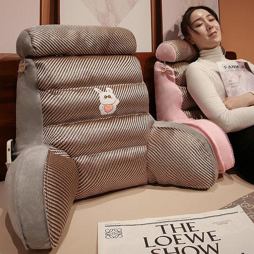 凉席床头软包靠背沙发抱枕靠垫枕头床上看书护腰枕垫靠枕可拆洗夏