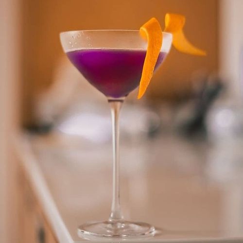 进口创意手工鸡尾酒高脚杯无铅水晶玻璃香槟起泡酒酒吧高脚蝶形杯