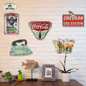 迪宝路创意立体铁皮画酒吧咖啡厅墙饰挂件壁饰挂饰个性 饰品 装