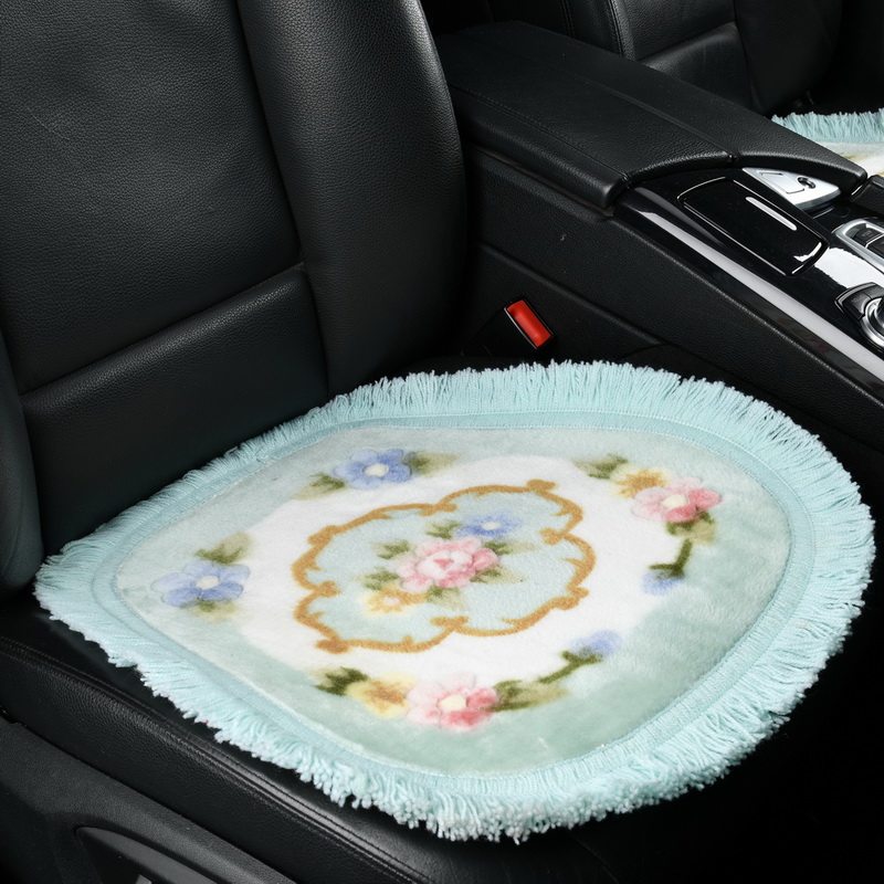 【胶底防滑】冬天毛绒坐垫办公室电脑椅餐椅坐垫超柔绒毛屁股坐垫