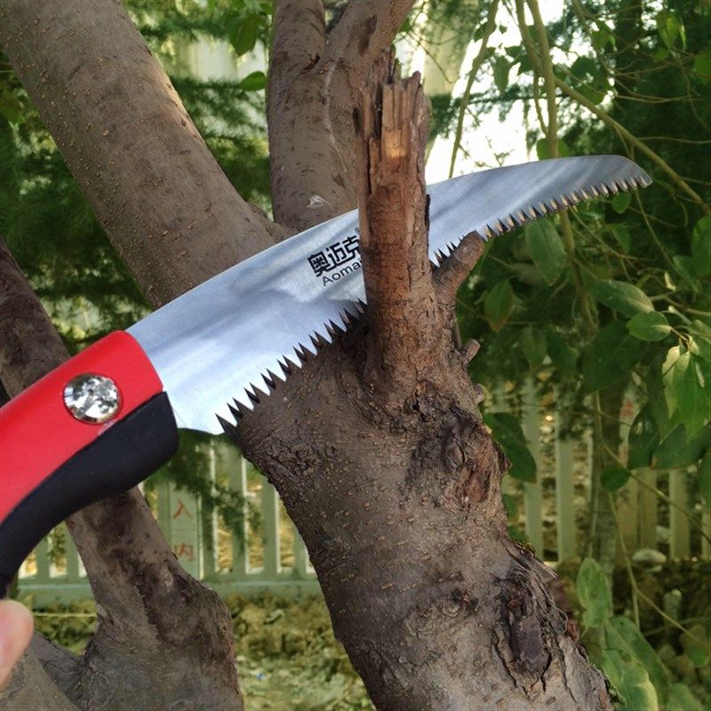 奥迈克270塑柄弯锯手锯花木果树锯子单手手锯园艺工具剪定锯手锯,鲜花速递/花卉仿真/绿植园艺,手工锯,淘宝优惠券,粉丝福利购,淘宝优惠卷