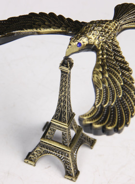 合金平衡鹰摆件 平衡鸟摆件 一套