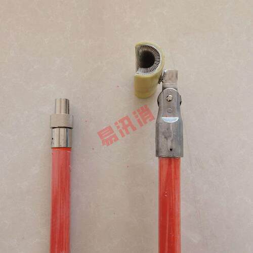 C型导线刷带电清扫操作杆配电线路清扫C型刷头电力线路清扫器