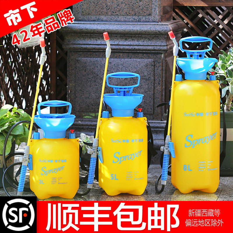市下小型喷雾器手动浇花浇水冲洗宠物窝洗玻璃消毒喷壶园艺水钻