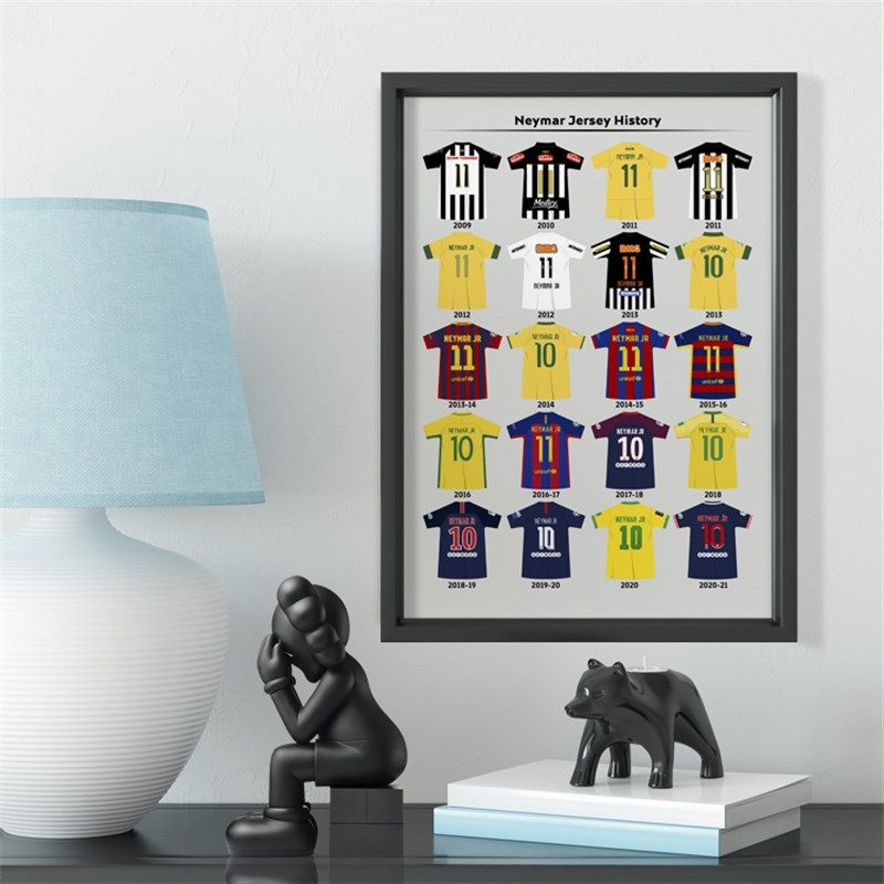 巴黎内马尔生涯球衣款实木装饰相框照片墙桌摆挂框摆件家居画巴西,家居饰品,相框/画框,淘宝优惠券,粉丝福利购,淘宝优惠卷