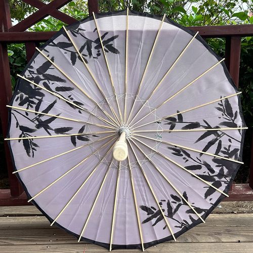 复古纯色国潮古风伞跳舞走秀道具伞吊顶装饰怀旧摄影纯手工遮阳伞