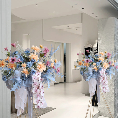 大架仿真迎宾花型花业花篮店面摆开售楼部乔迁送礼商务花束定制