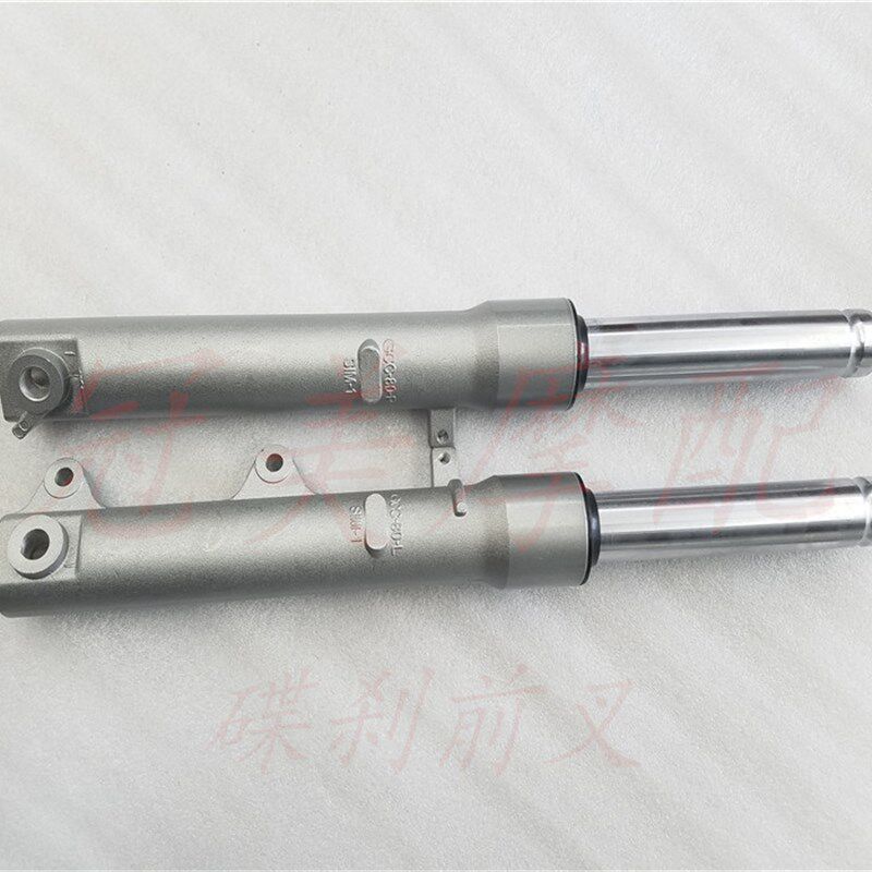 踏板小托车摩公主喜悦WH100T-A/F/G/H碟刹鼓刹前减震器前叉前避震