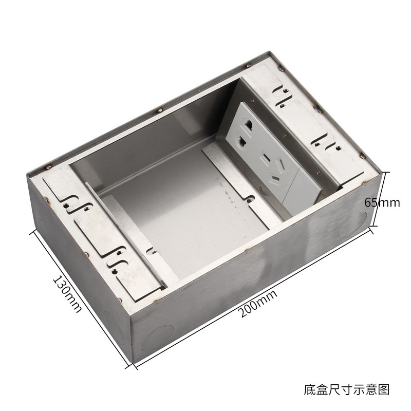 地插座304藏锈可隐不式 双联五孔钢镶嵌瓷砖大理石地板毯地面插座