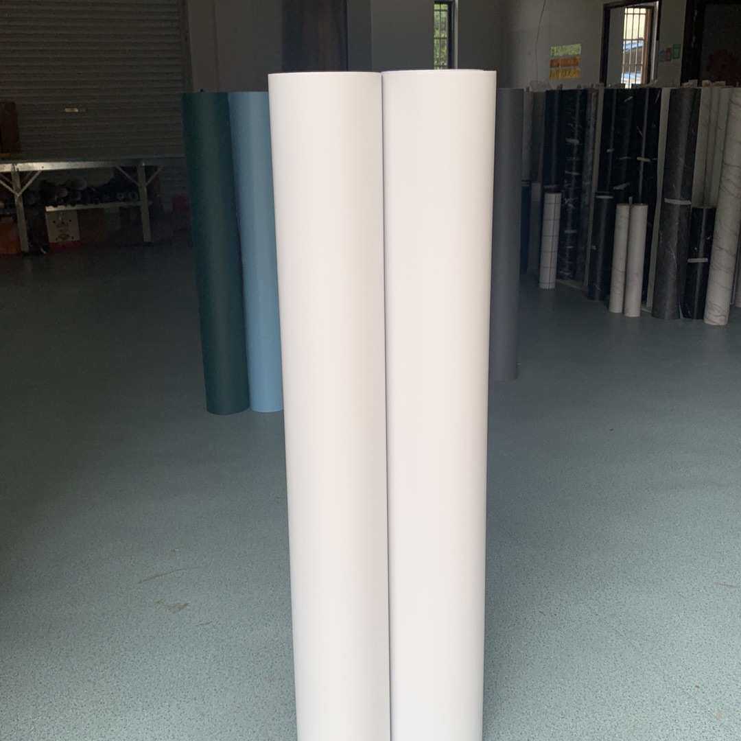 加厚米白色背胶自粘墙纸壁纸展柜展示装饰贴膜翻新贴纸波音软片