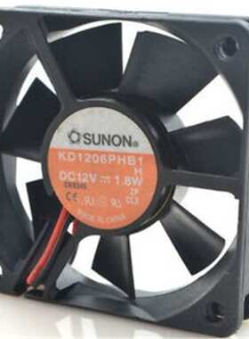 SUNON 建准 KD1206PHB1 12V 2.6W 2线 3线 散热风扇