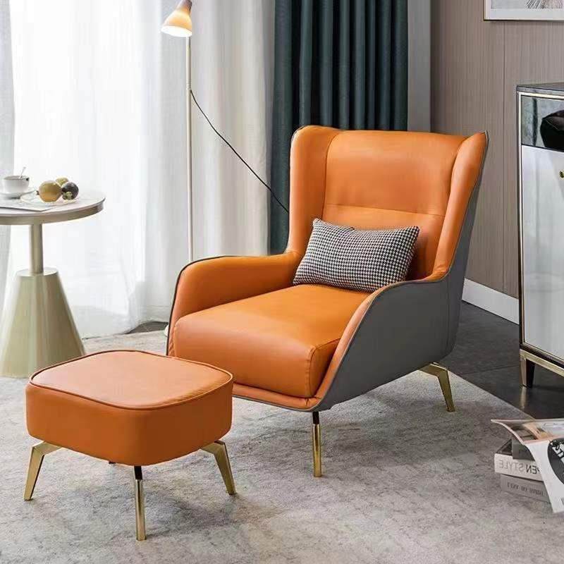 北欧意式单人沙发椅轻奢极简现代简约卧室客厅休闲懒人皮艺老虎椅,电子元器件市场,其它元器件,淘宝优惠券,粉丝福利购,淘宝优惠卷