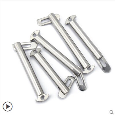 304不锈钢肘节栓舌销GB3473-83船用b型带舌插销船用销M8M10M12M14