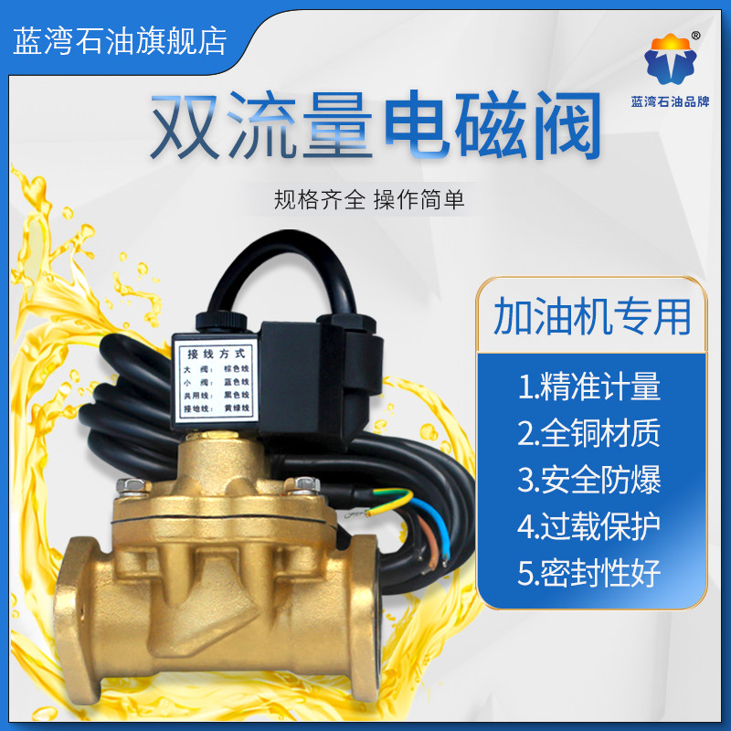 加油机浇封型双流量电磁阀亿恒牌mSF-20/25正星三盈防爆精准计量