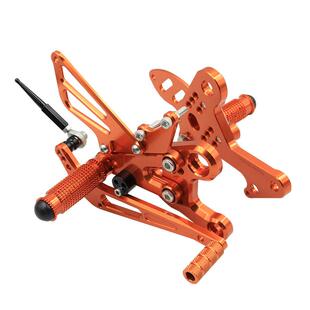 适用KTM DUKE790 杜克890改装CNC铝合金升高脚踏总成刹车踏板支架