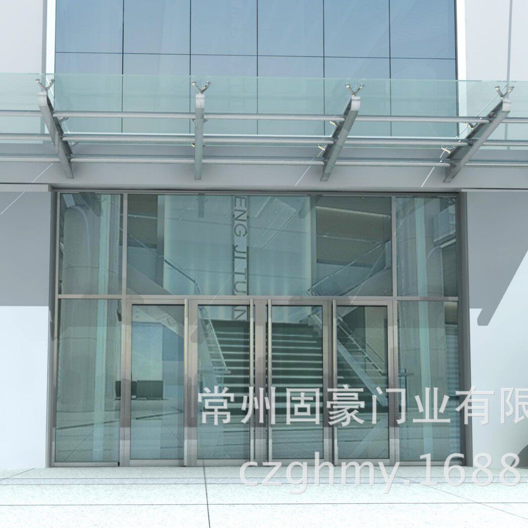 常州雨棚 门头雨棚 玻璃雨棚 钢化玻璃棚 门头钢化玻璃雨棚制作