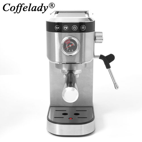 Coffelady 20bar半自动意式按键 泵压式打奶泡家用咖啡机