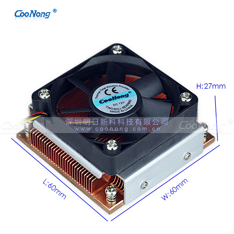 PM989 P8A9G8 工 电脑cpu散热器 LED 制冷片控工业芯片紫铜散热片