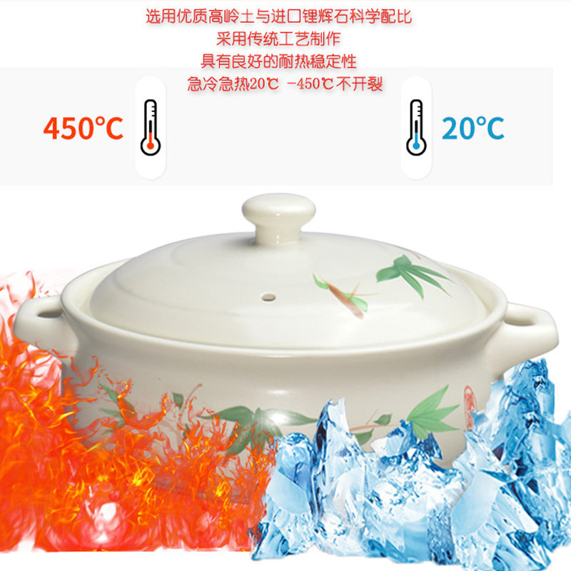 耐用款新陶瓷欧式锂瓷老鱼头砂锅沙器餐饮店焖烧烤肉商高温火锅煲