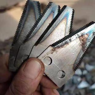 三角柔丝刀铡草机锯齿刀片铡草机配件大全多功能粉碎机配件