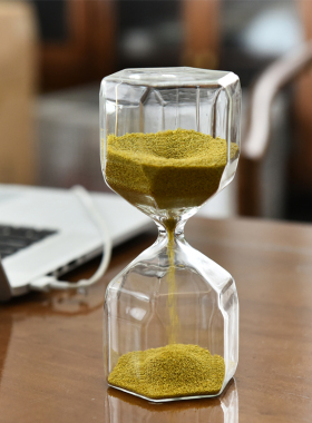 创意金珠沙漏现代简约北欧个性y礼物家居装饰礼品桌面摆件 不计时