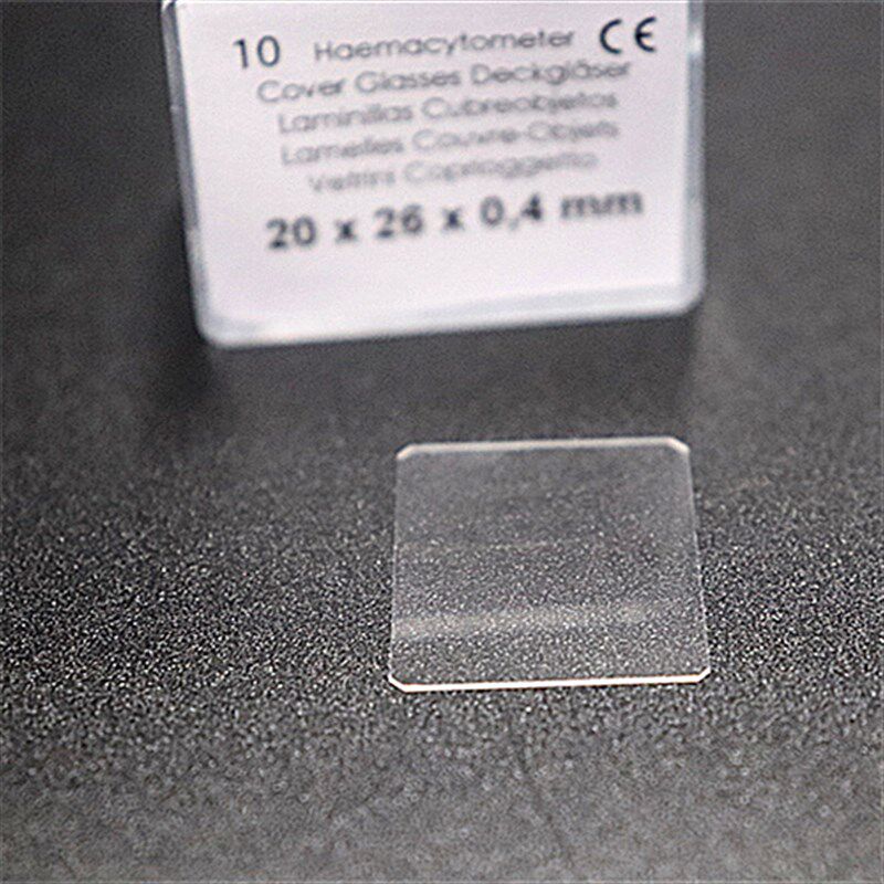 MARIE4F盖LD血球细胞计数板用盖玻片20*26*0.Nmm进口血E片玻璃片