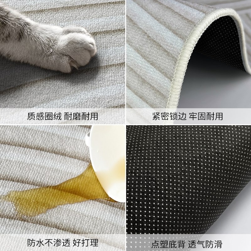 圆形地毯电脑椅地垫卧室梳妆台电竞椅摇椅转椅地板保护垫书房垫子
