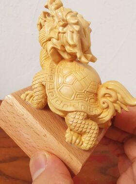 佛印章佛法僧宝印佛法僧三宝印黄杨木龙龟印佛用品