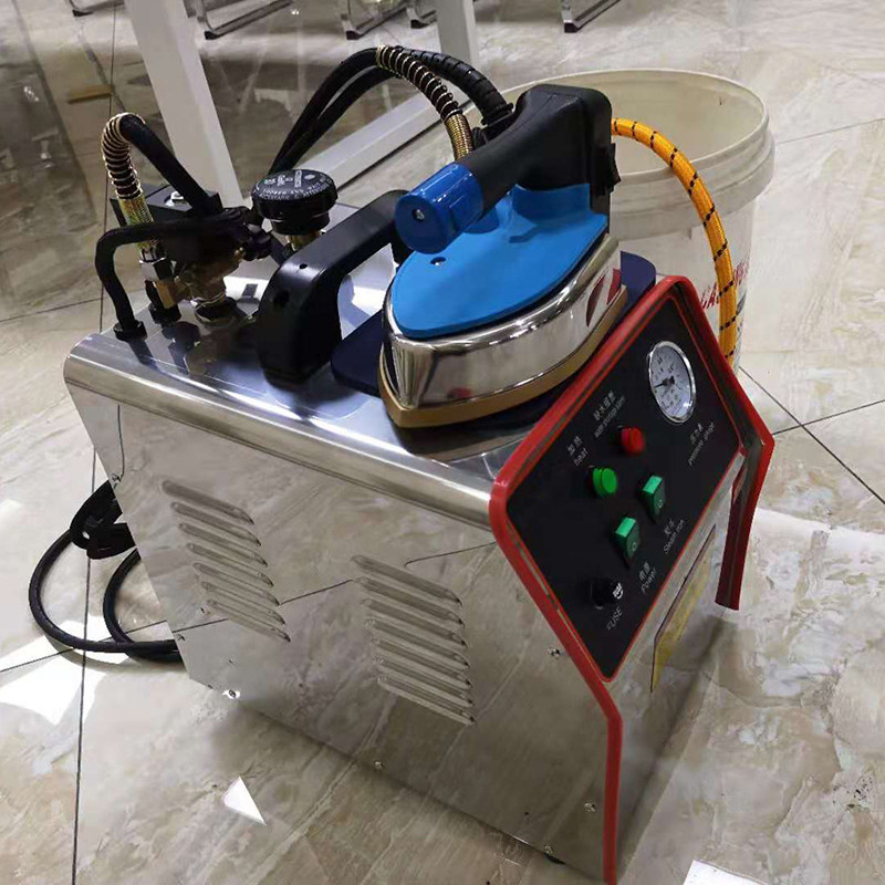 自动加水工业烫斗带锅炉增压电加热压力式蒸汽电熨斗窗帘店挂烫机