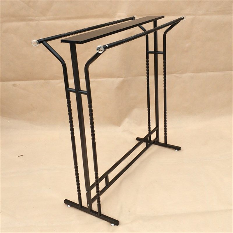 复古卖衣服架子服装店衣架展示架落地式双排中岛架女装店货架童装