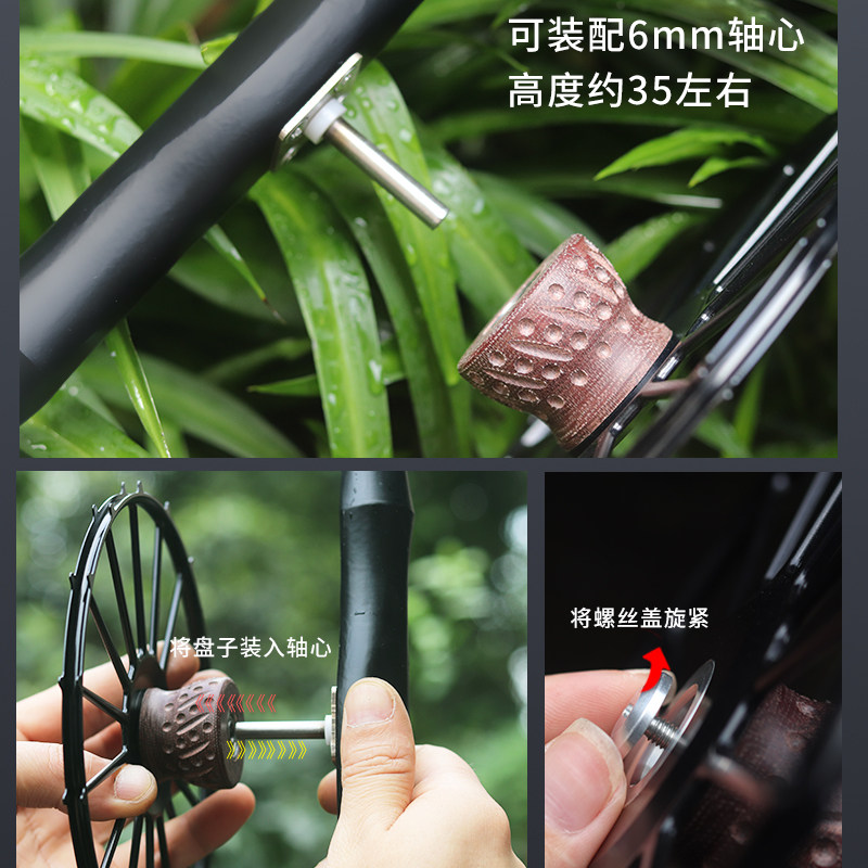 7075航空铝甲鱼枪绕线盘水鱼轮八卦轮不跑偏轻轻正顺打鳖装线盘