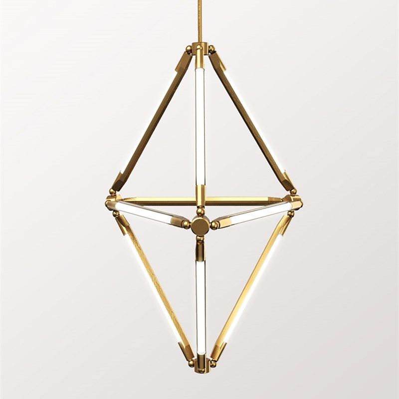 简约个性后时尚艺术餐厅卧室创意装饰别墅工程几何吊灯