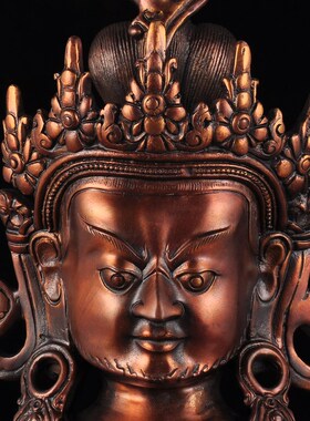 黄财神摆件尼泊尔财神爷招财神像家用寺庙佛堂供奉财神佛像用品