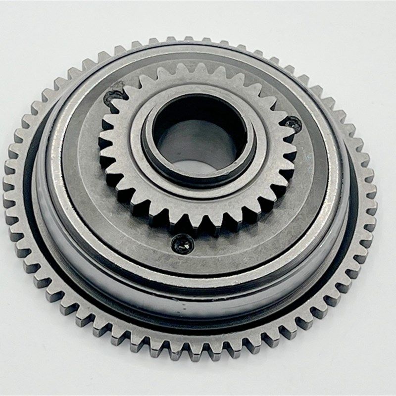 适用三阳高手GR125 小钢炮XS125T-10超越离合器 JP157起动启动盘