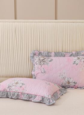 CB#夹棉枕套45cm*75cm一对装保暖单人学生宿舍枕套加棉加厚家用