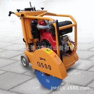 500型手推式路面切割机水泥混凝土切缝机沥青道路维修伸缩缝刻纹