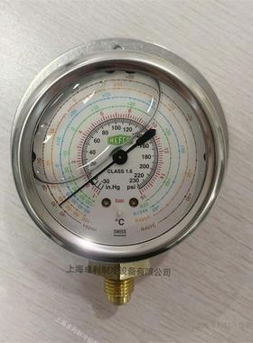 瑞士Refco威科油压表MR-306-DS-R22/MR-206-DS-R407C油表直立型表