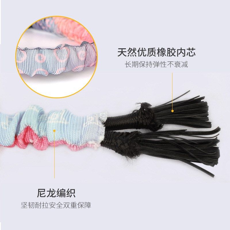 T牵FFHOUND 狗绳宠物背弹力U引绳大中小型犬遛狗绳项圈法斗狗高带