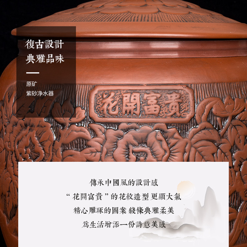 砂紫净水器台式滤水器家用过滤净水机滤水机送长的辈饮水机净水机