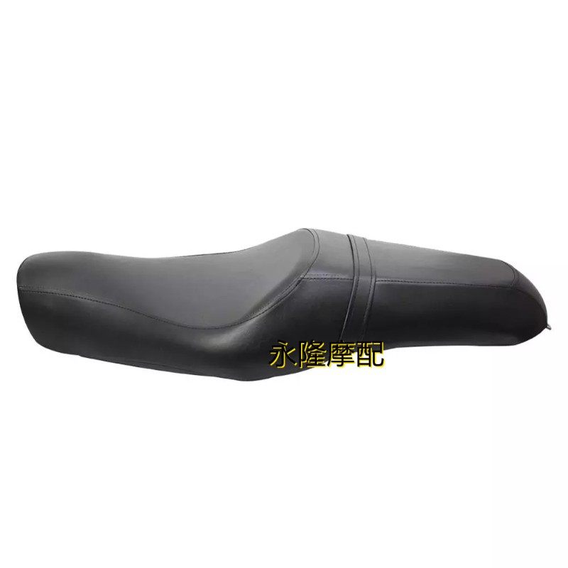 哈雷改装XL883 1200 X48 改装坐垫 双人座垫 前后一体坐垫皮坐