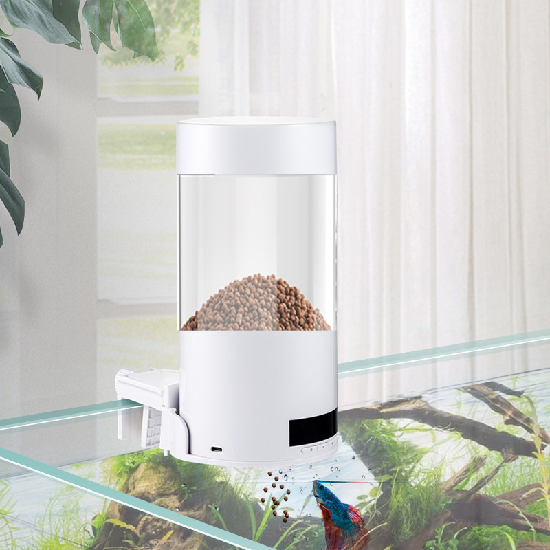 自动喂食喂鱼缸小能迷你定时器鱼器封闭式金鱼小鱼水族智型投食机
