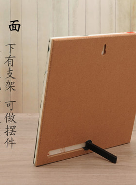 陶瓷手绘瓷板画京剧脸谱客厅玄关装饰画餐厅火锅店正方形无框挂画