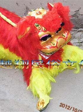 北狮舞狮正宗北狮北京狮笑脸北狮舞龙道具北狮婚庆用笑脸北狮龙灯